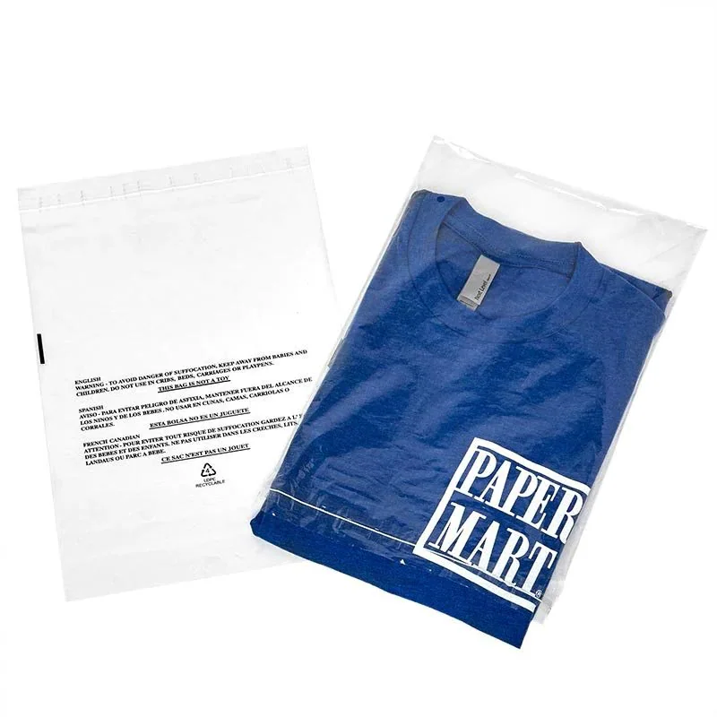 Self-Sealing<br>Poly Bags