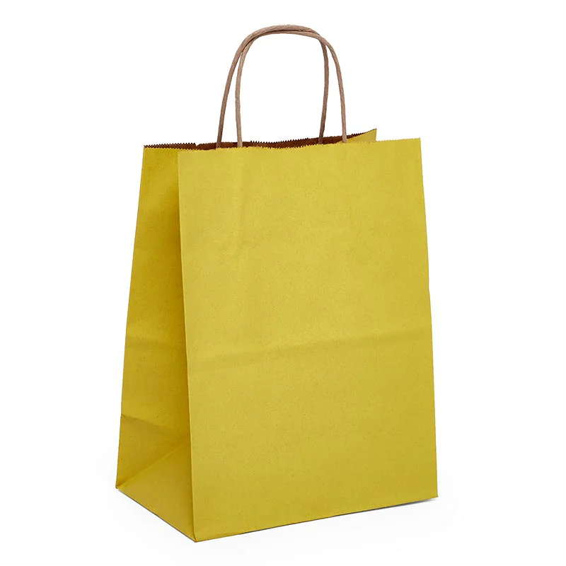 Yellow Tint Kraft Bag