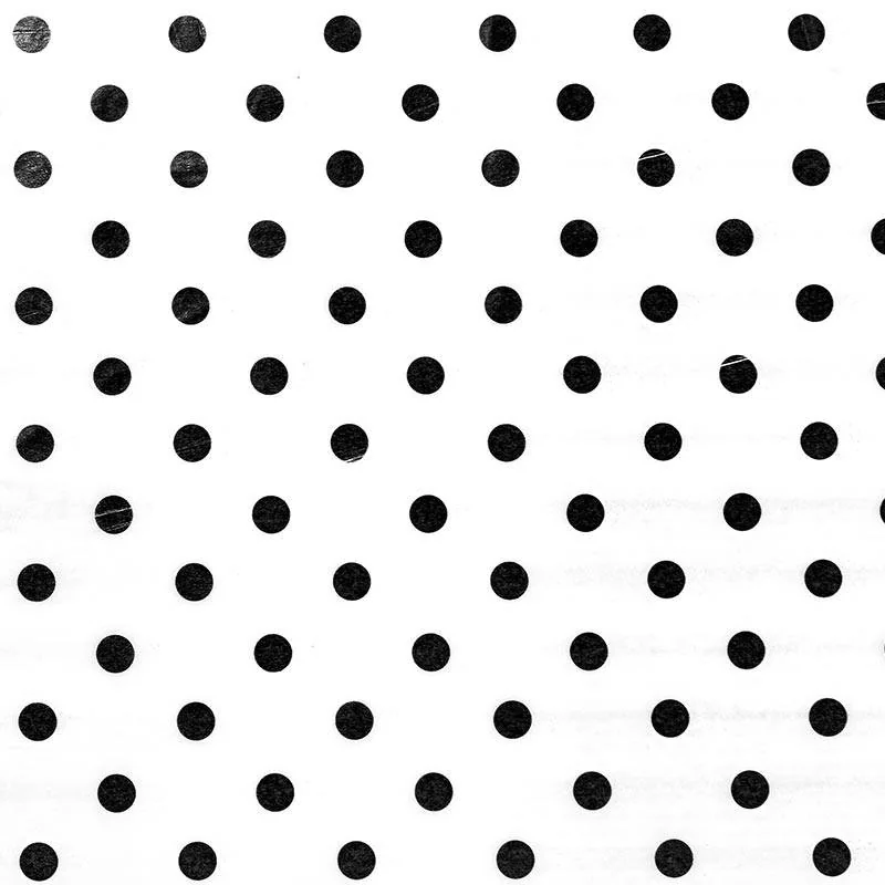 20 x 30 Black Dots White Tissue 