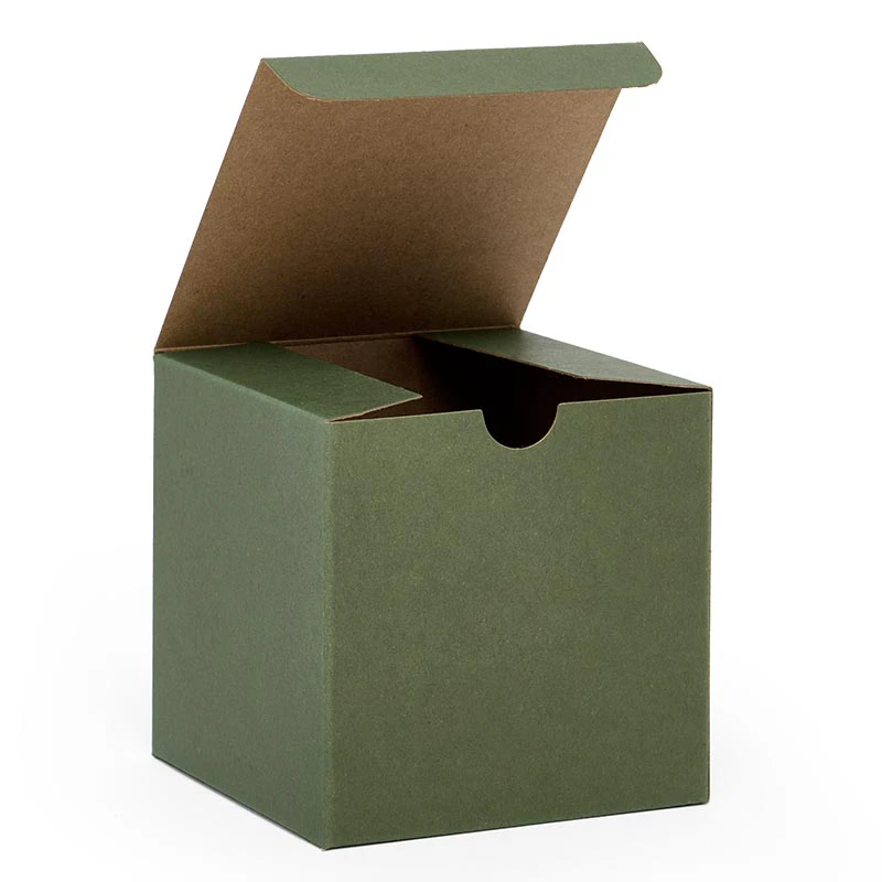5 x 5 x 3<br>Sage Kraft Tinted Box