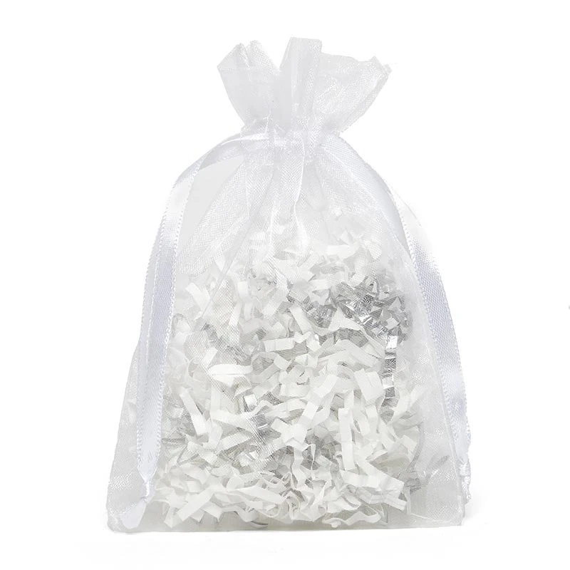 12 x 14 White Sheer Organza Bag
