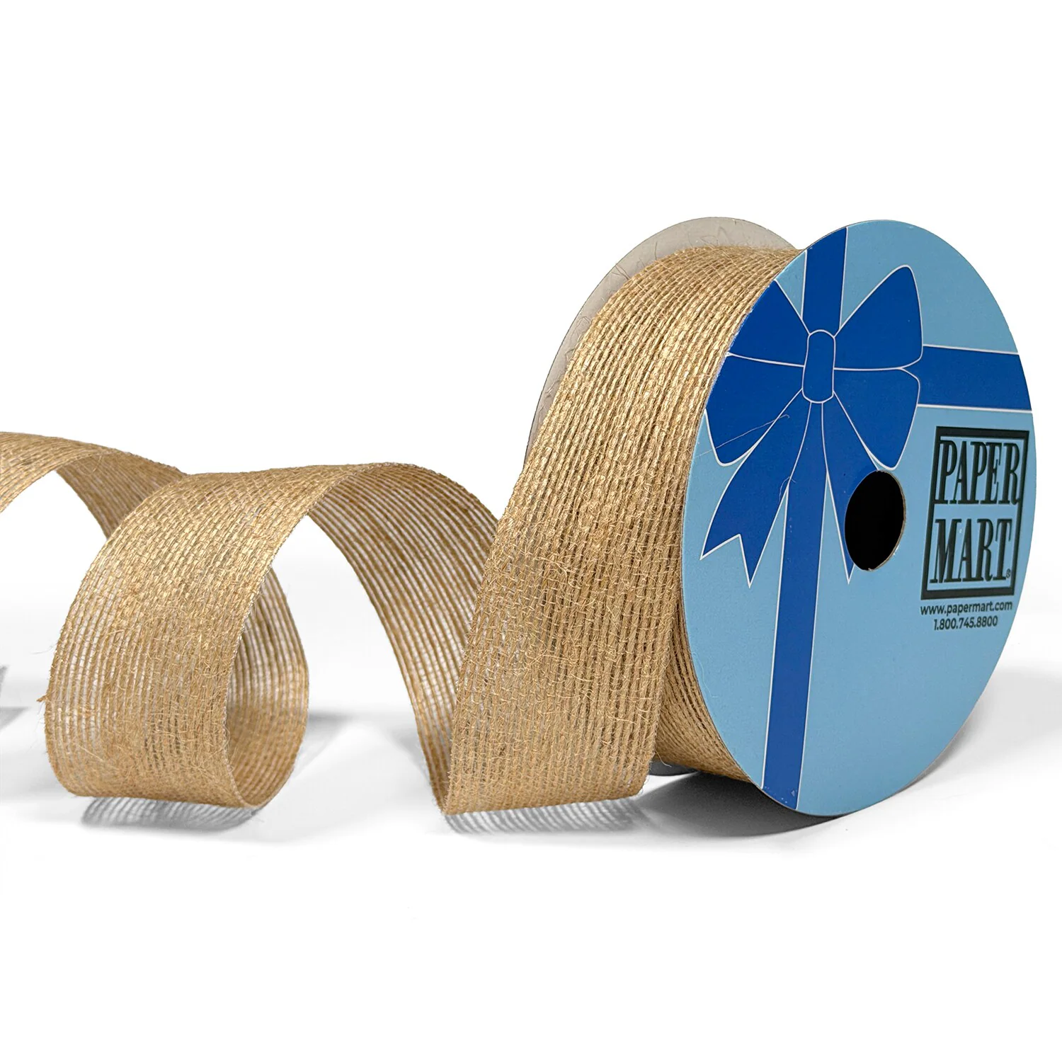 1.5" x 10 yd Natural Jute Ribbon