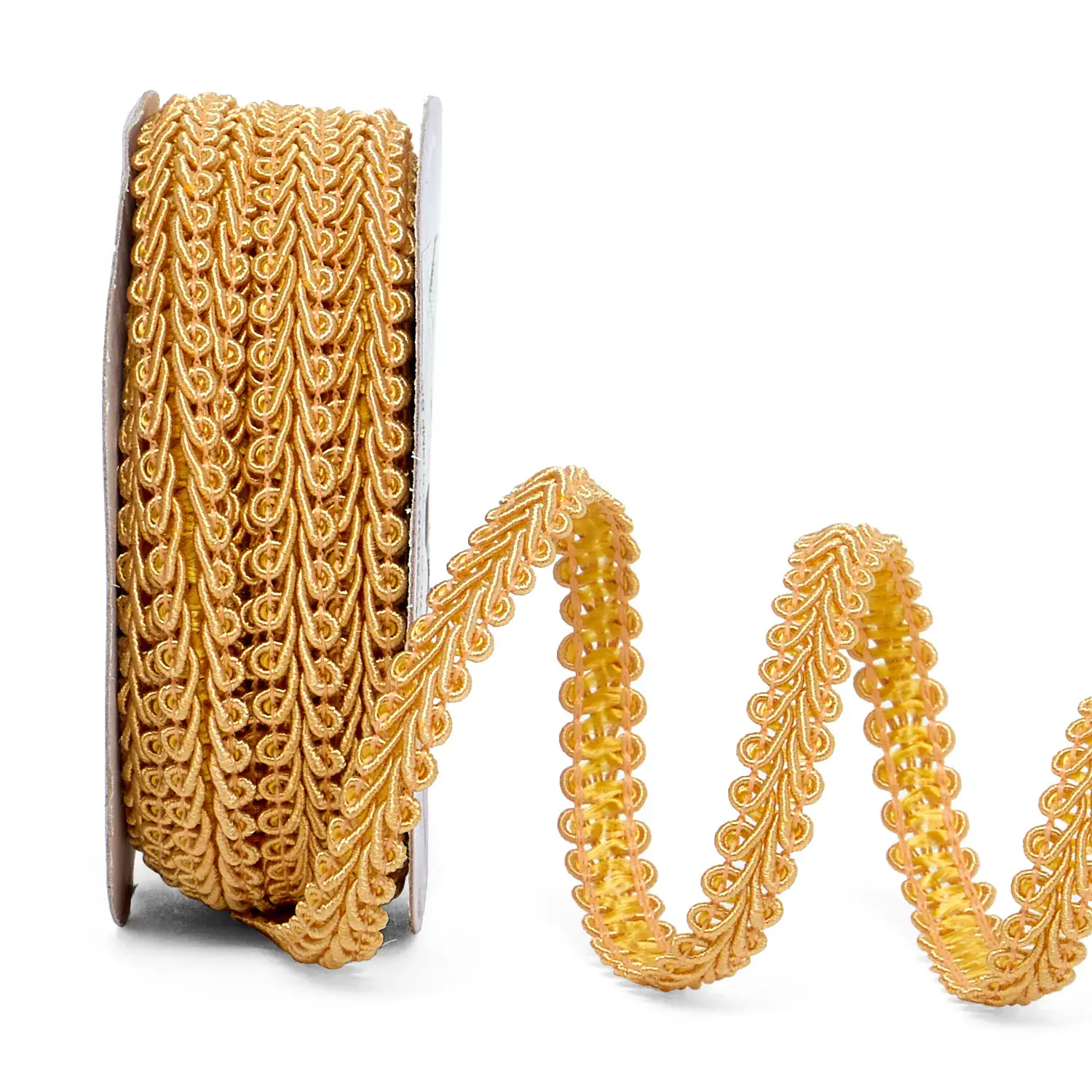 5/8" x 10 yd Old Gold Gimp Braid Trim