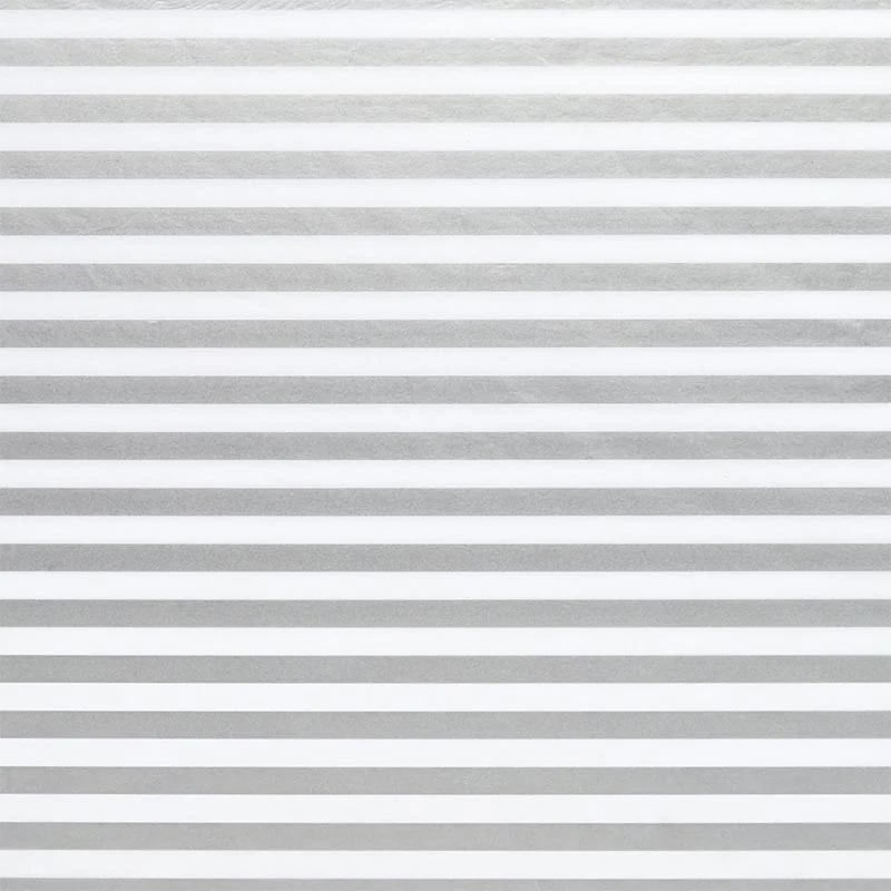 20 x 30 Silver Stripe White Tissue