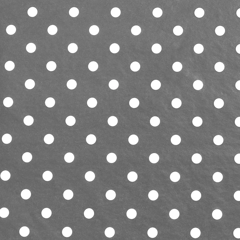 20 x 30 White Dots on Black Tissue