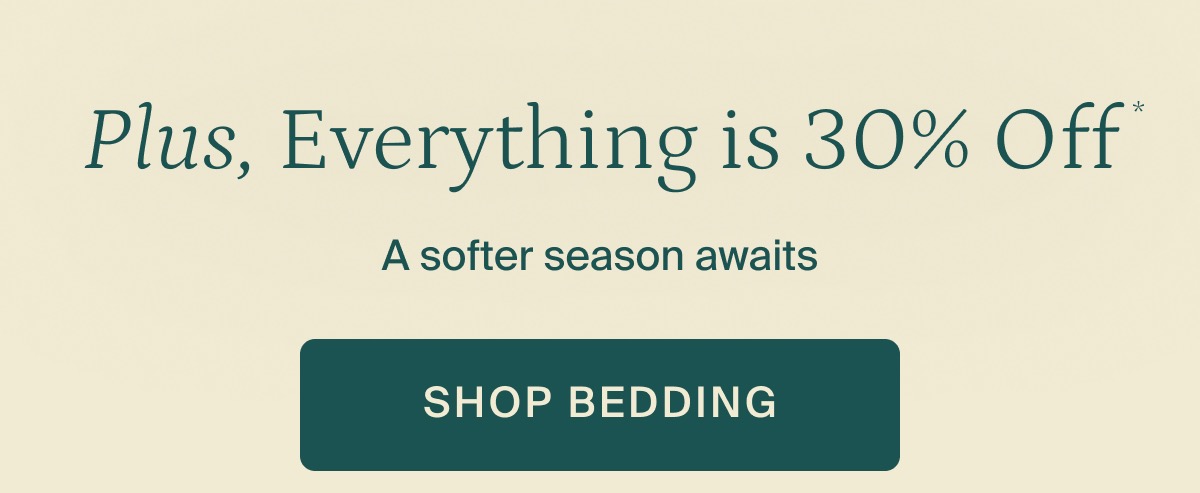 Shop bedding.