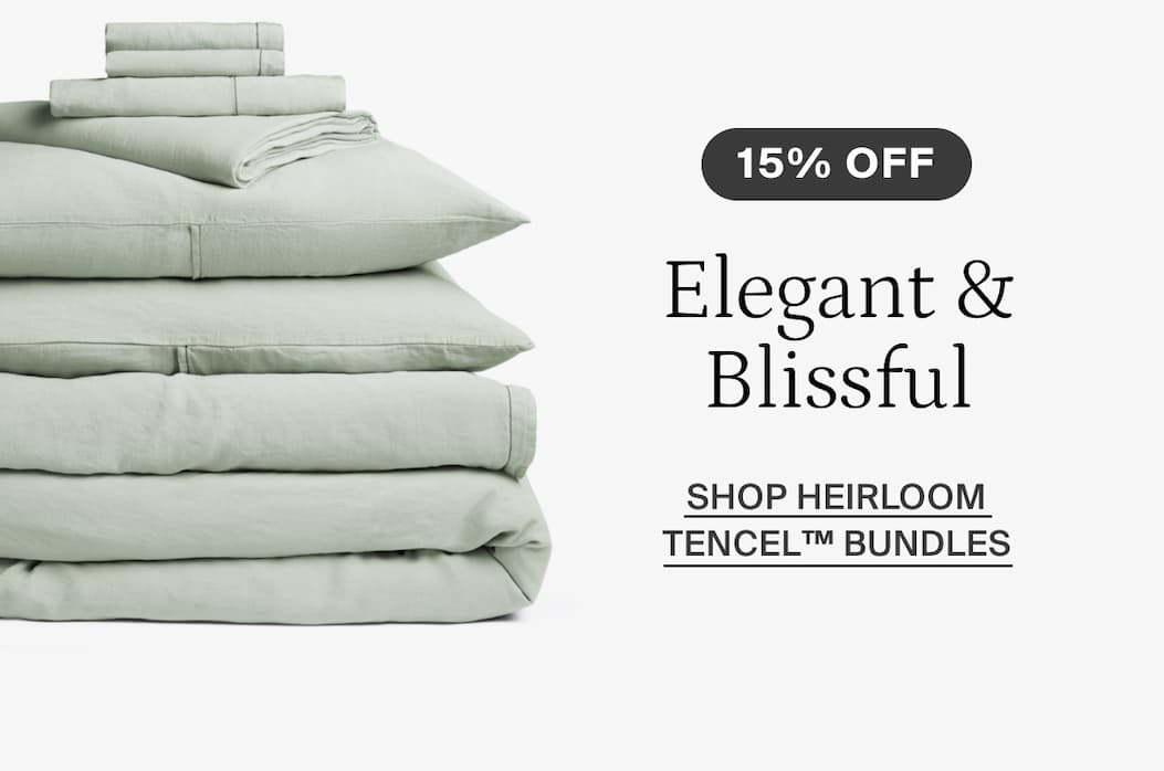 Elegant & blissful. Shop heirloom tencel bundles. 