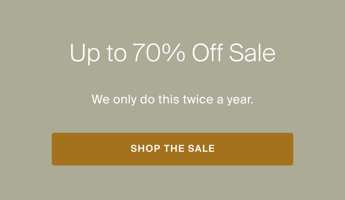 up to 70% off sale, shop the sale
