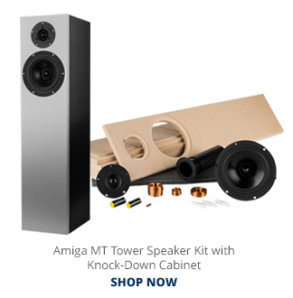 Amiga MT Tower Speaker Kit with Knock-Down Cabinet. SHOP NOW
