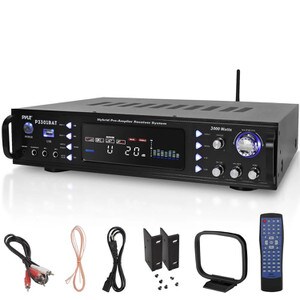Image of Pyle P3301BAT Bluetooth Hybrid Amplifier Receiver