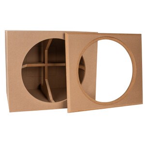Image of Knock-Down MDF 4 ft³ Subwoofer Cabinet for Dayton Audio 18in Reference Series HO