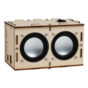 Image of STEM Bluetooth 5.0 Speaker Kit with Wooden Enclosure and 2 x 5W Amp Board