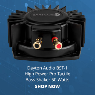 Dayton Audio BST-1 High Power Pro Tactile Bass Shaker 50 Watts. SHOP NOW