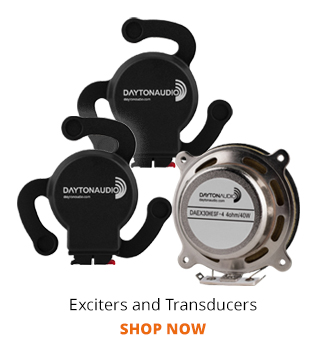 Exciters and Transducers. SHOP NOW