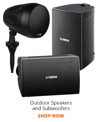 Outdoor Speakers and Subwoofers. SHOP NOW