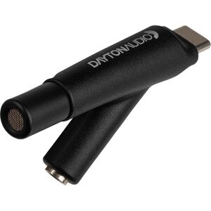 Image of Dayton Audio iMM-6C Calibrated USB-C Measurement Microphone for Apple/ Android