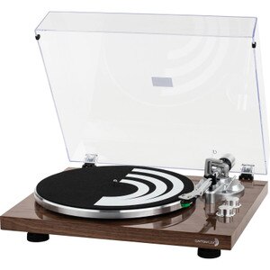Image of Dayton Audio Belt Drive Turntable with USB  Bluetooth  Audio-Technica AT-VM95E Cartridge - Wood