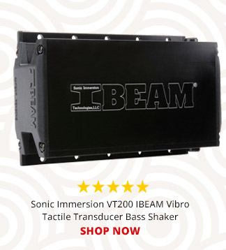 Sonic Immersion VT200 IBEAM Vibro Tactile Transducer Bass Shaker. SHOP NOW