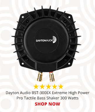 Dayton Audio BST-300EX Extreme High Power Pro Tactile Bass Shaker 300 Watts. SHOP NOW