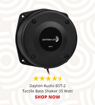 Dayton Audio BST-2 Tactile Bass Shaker 35 Watt. SHOP NOW