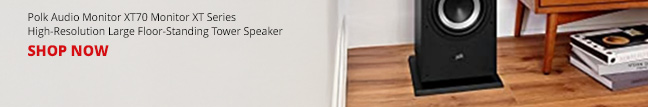 Polk Audio Monitor XT70 Monitor XT Series High-Resolution Large Floor-Standing Tower Speaker. SHOP NOW