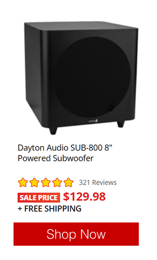 Dayton Audio SUB-800 8in Sub
