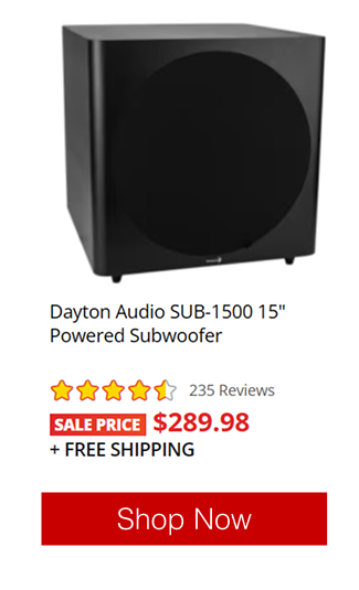Dayton Audio SUB-1500 15"