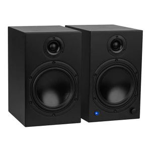 Image of Dayton Audio M6 6-1/2in Powered Desktop Speakers with USB DAC  Matte Black
