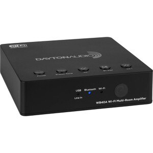 Image of Dayton Audio WB40A Wi-Fi Bluetooth Multi-Room 2x20W Streaming Amplifier with IR Remote and App Control