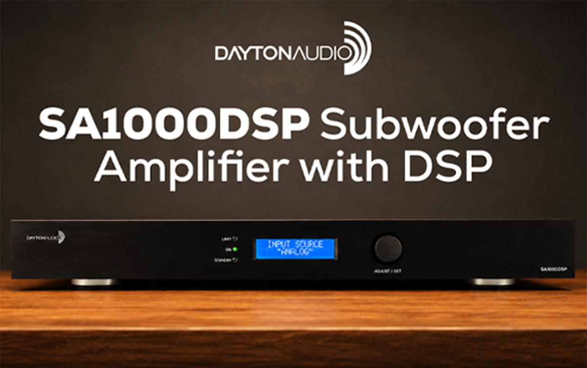 SA1000DSP Subwoofer Amplifier