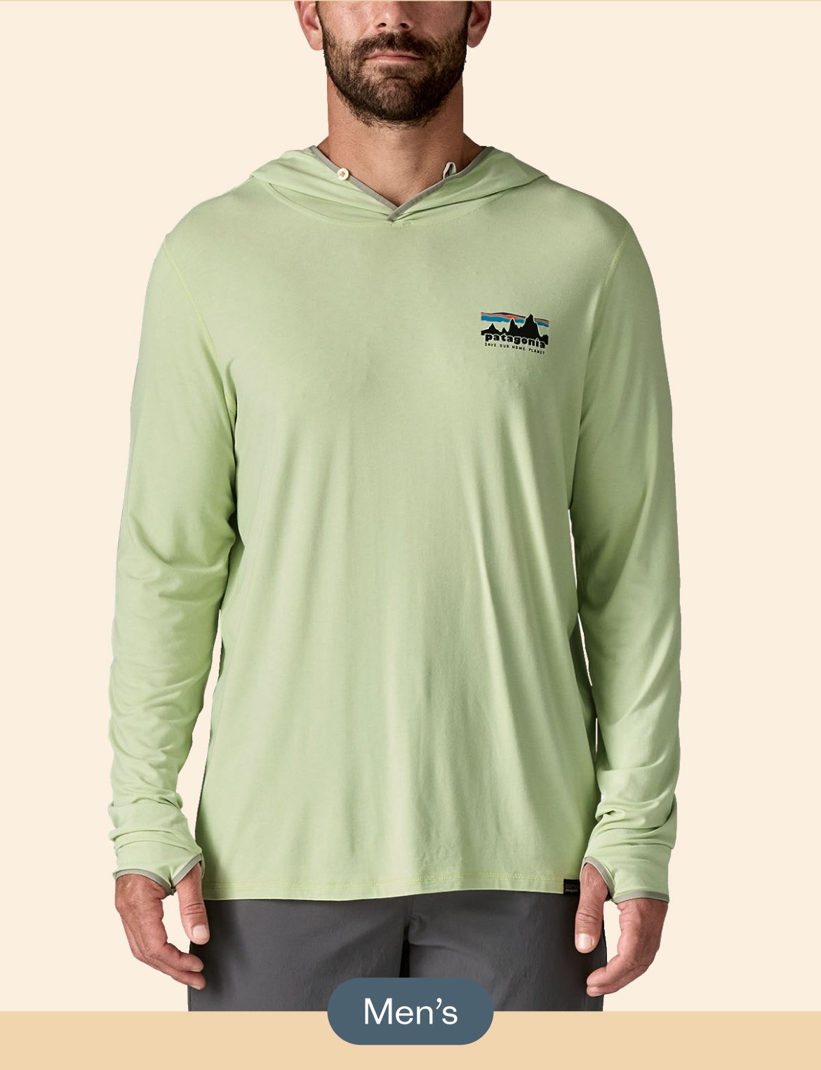 Men's Tropic Comfort Natural Sun Graphic Hoody
