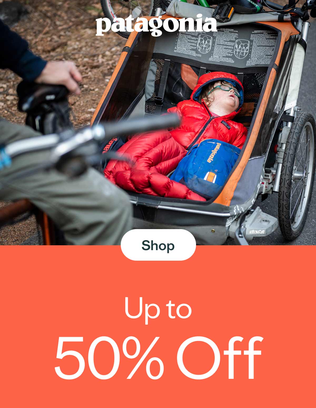 Patagonia.  Sale. Up to 50% Off