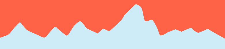 Mountain range graphic.