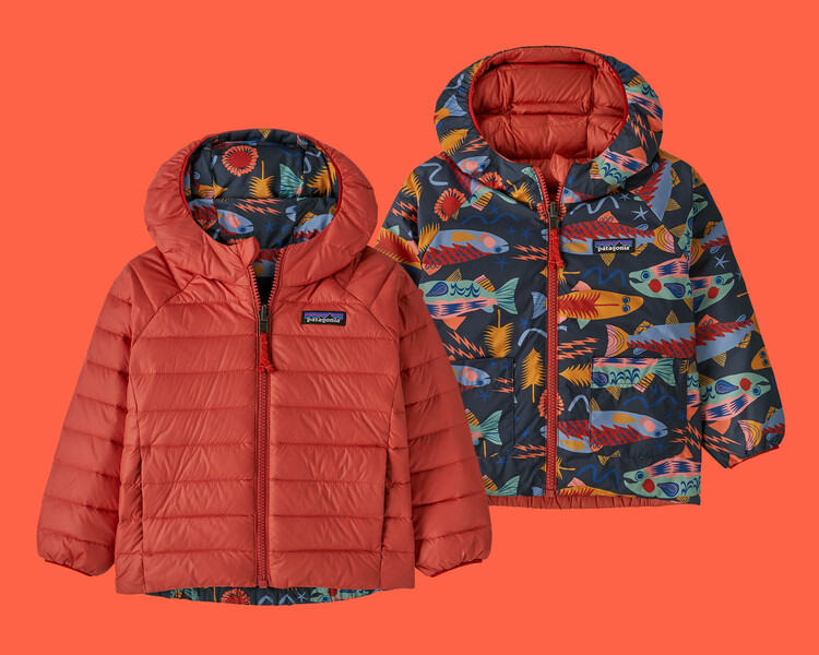 Baby Reversible Down Sweater Hoody