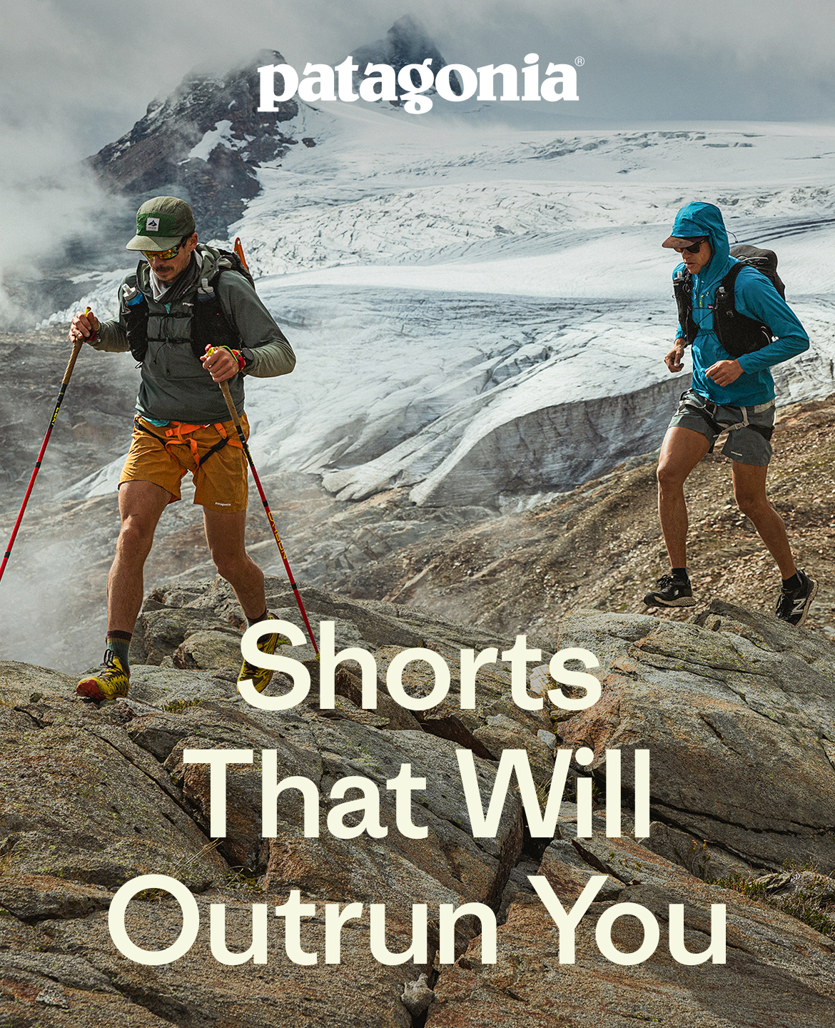 Patagonia. Shorts That Will Outrun You.