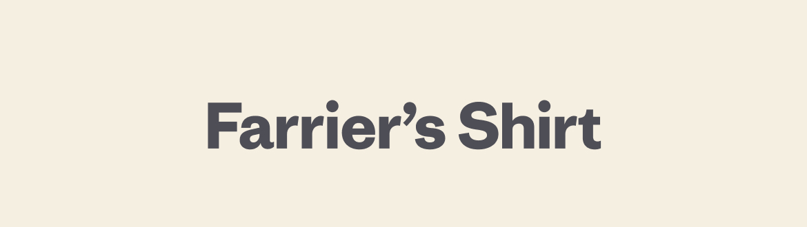 Farrier’s Shirt