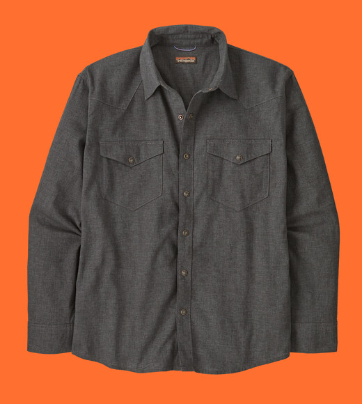 Men’s Long-Sleeved Western Snap Shirt