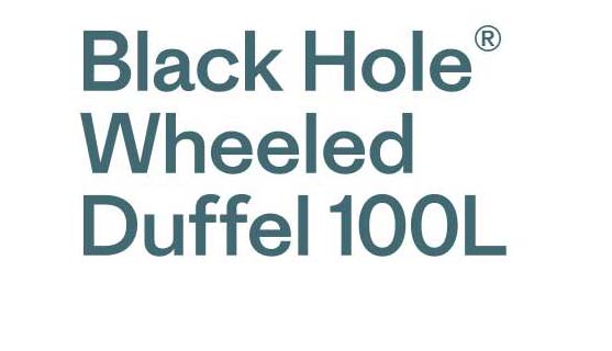 Black Hole Wheeled Duffel 100L