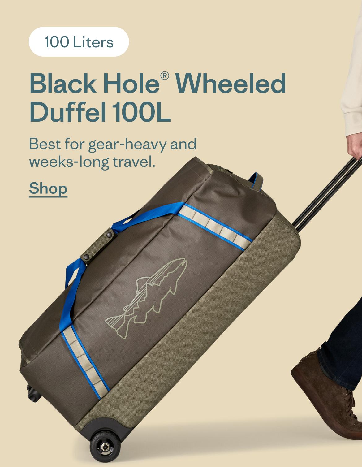 Black Hole Wheeled Duffel 100L