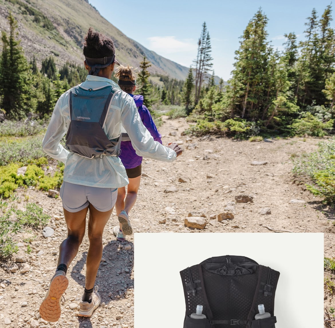 Two trail runners.