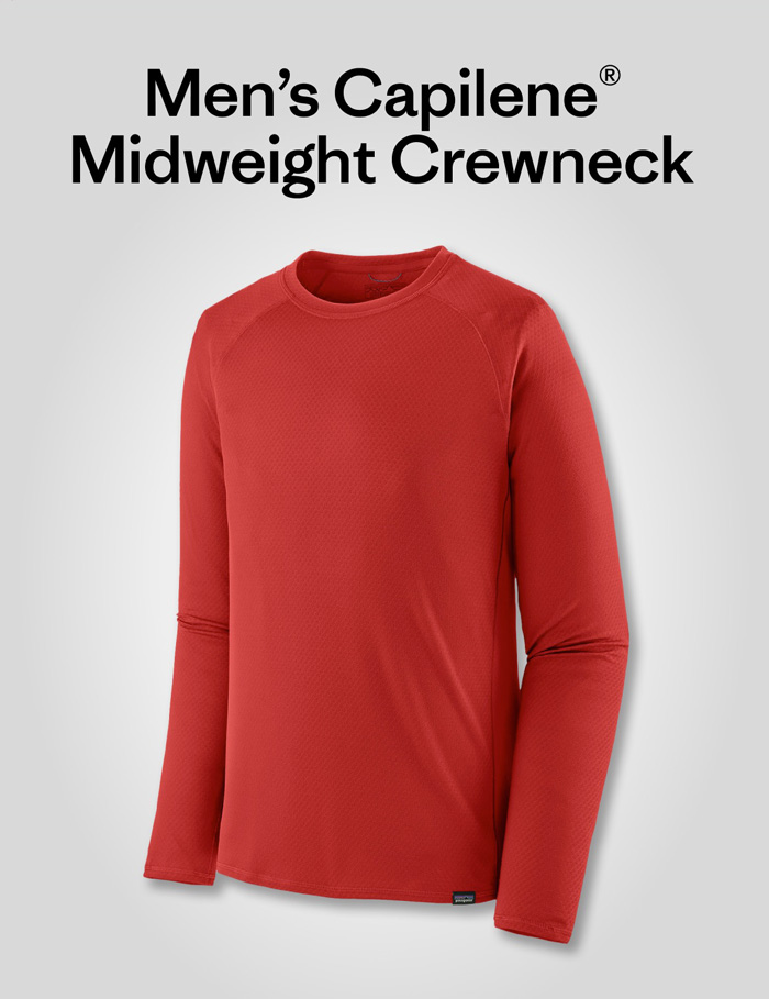 Men’s Capilene Midweight Crewneck