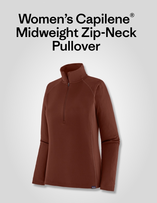  Women’s Capilene Midweight Zip-Neck Pullover