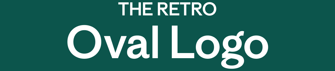 The Retro Oval Logo