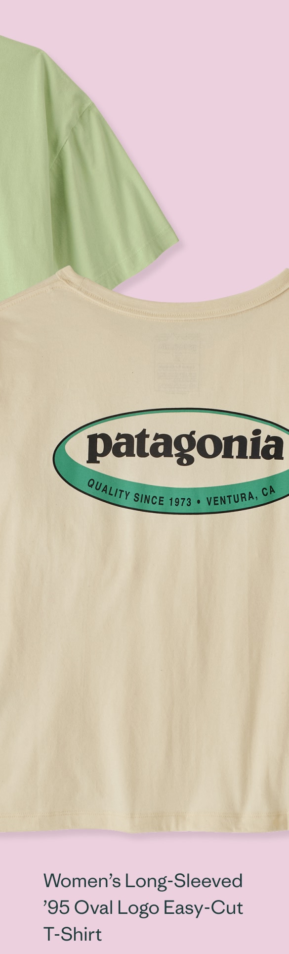 Women's Long-Sleeved '95 Oval Logo Easy-Cut T-Shirt