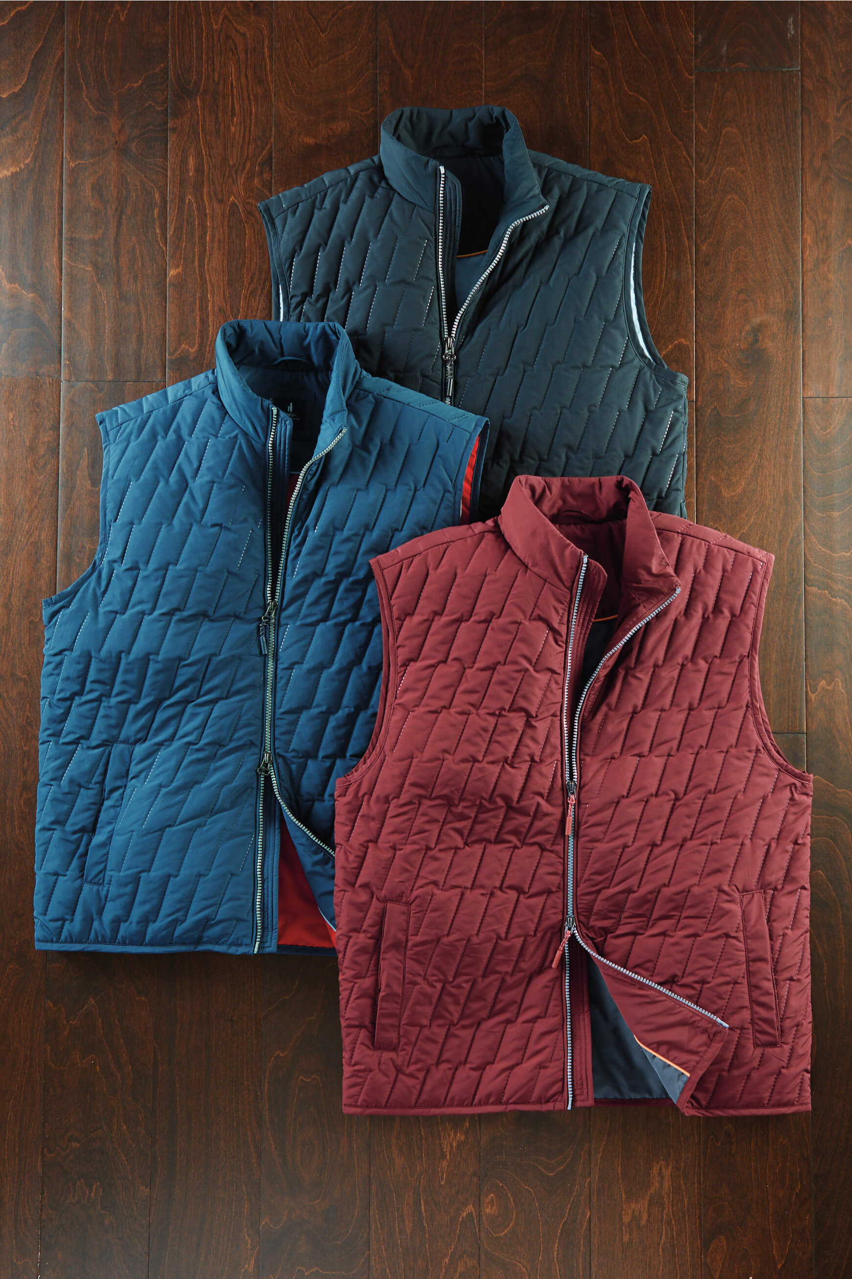 Image of Johnnie-O Belfry Quilted Full Zip Vest
