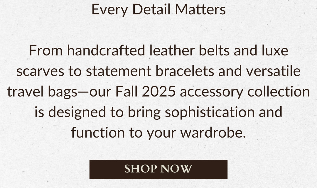 Accessories For Fall