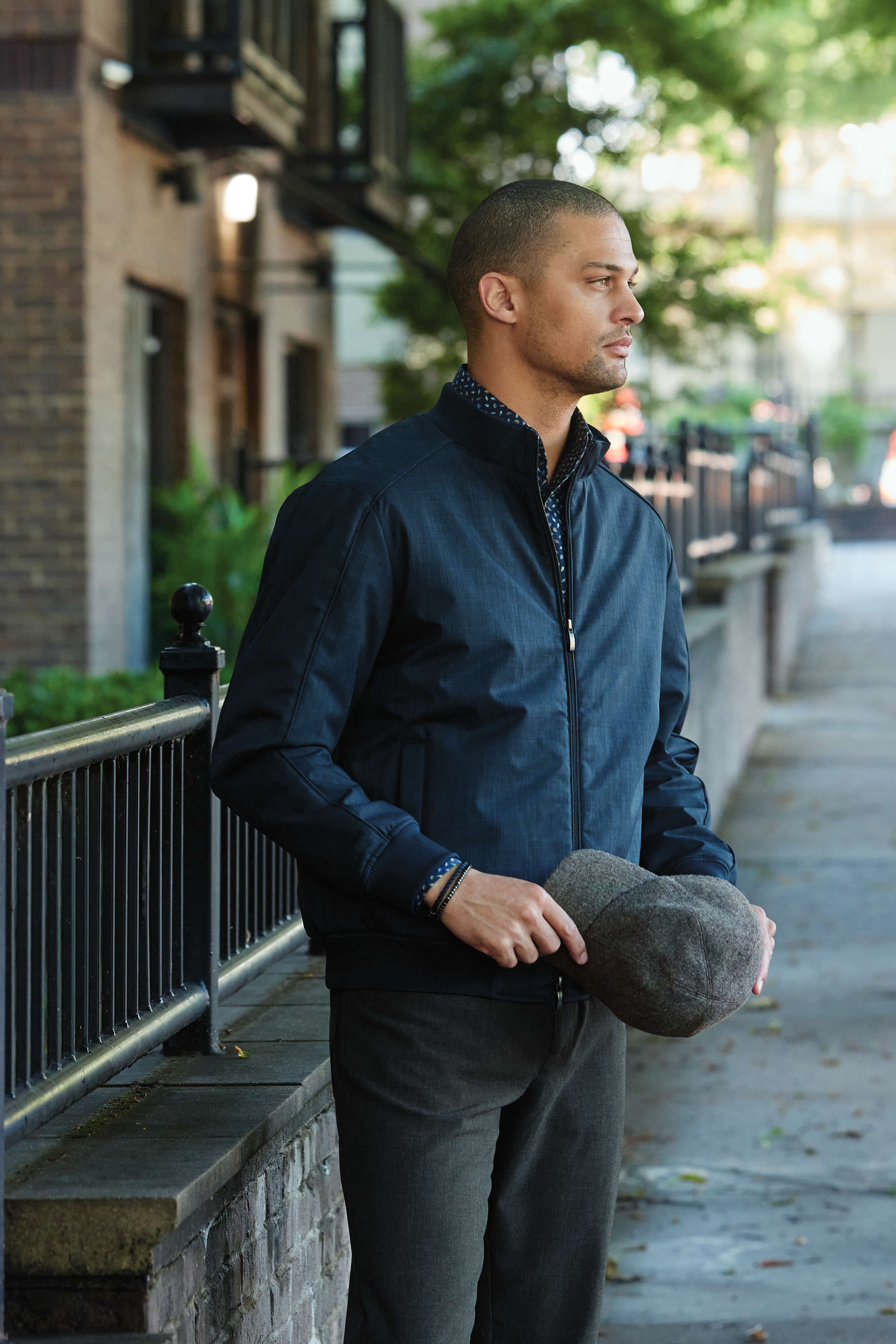 Image of Robert Barakett Cegio Quilted Blouson Jacket