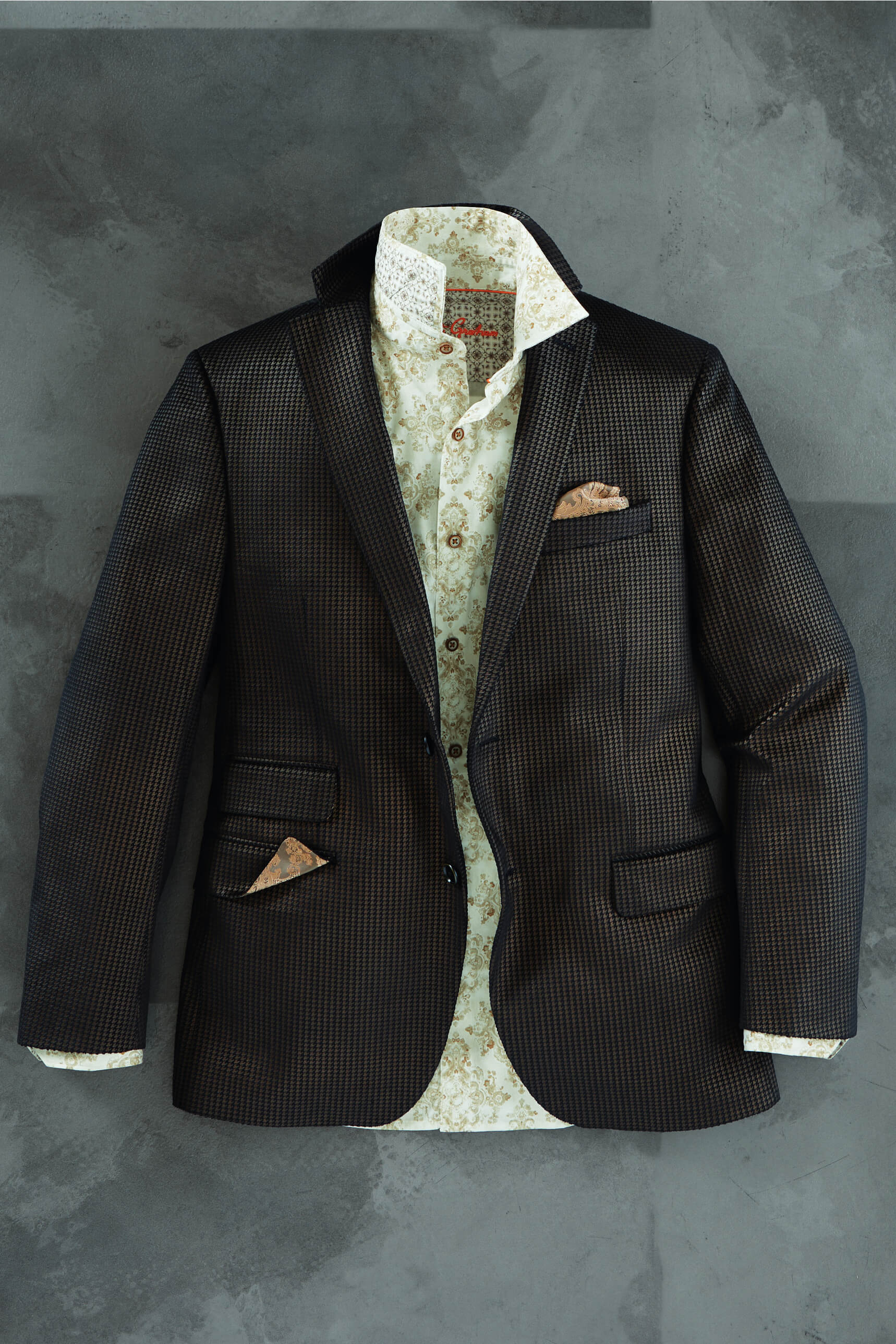 Image of Robert Graham Colden Neat Velvet Sportcoat