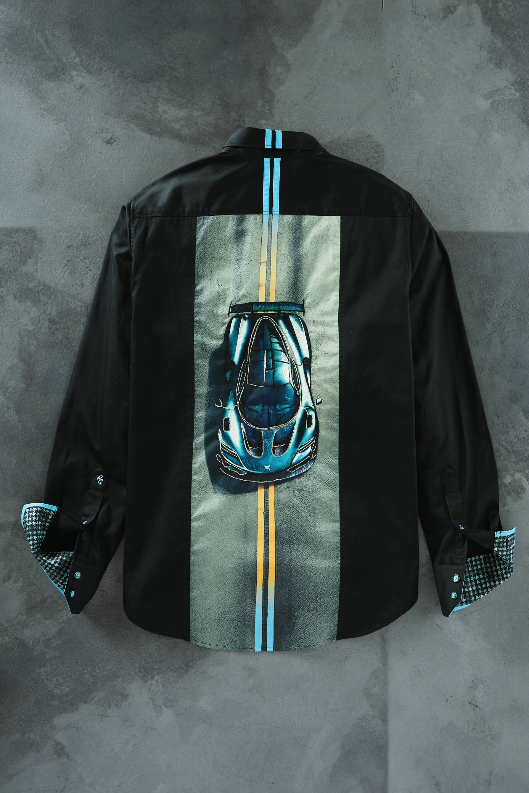 Image of Robert Graham Long Sleeve Ride the Line Race Shirt