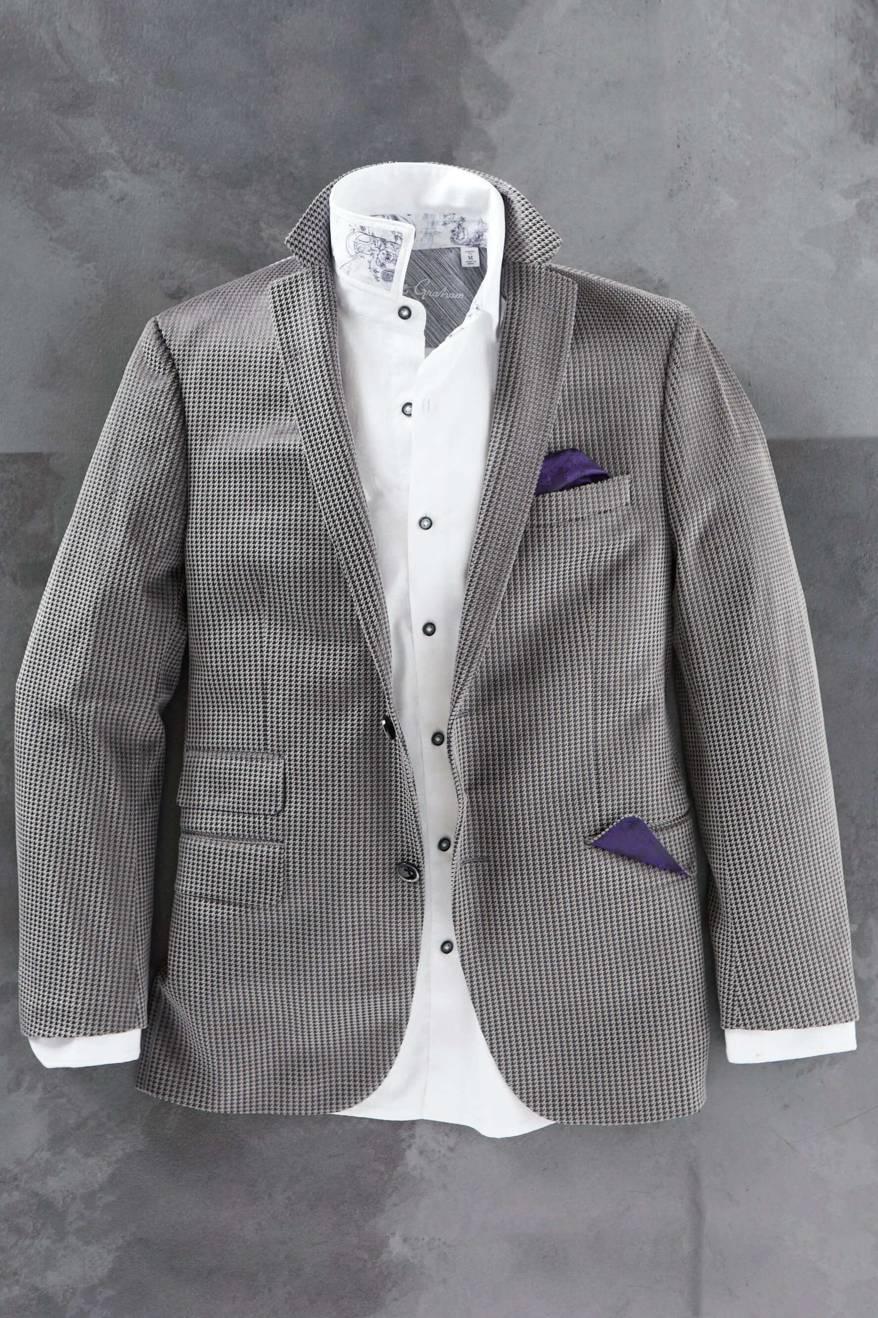 Image of Robert Graham Colden Neat Velvet Sportcoat